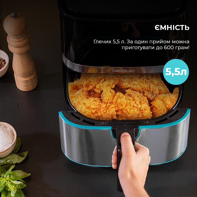 Мультипіч CECOTEC Cecofry Full Inox 5500 Pro з аксесуарами