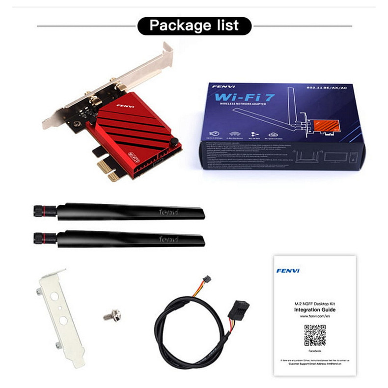 Бездротовий адаптер Fenvi FV-BE8800