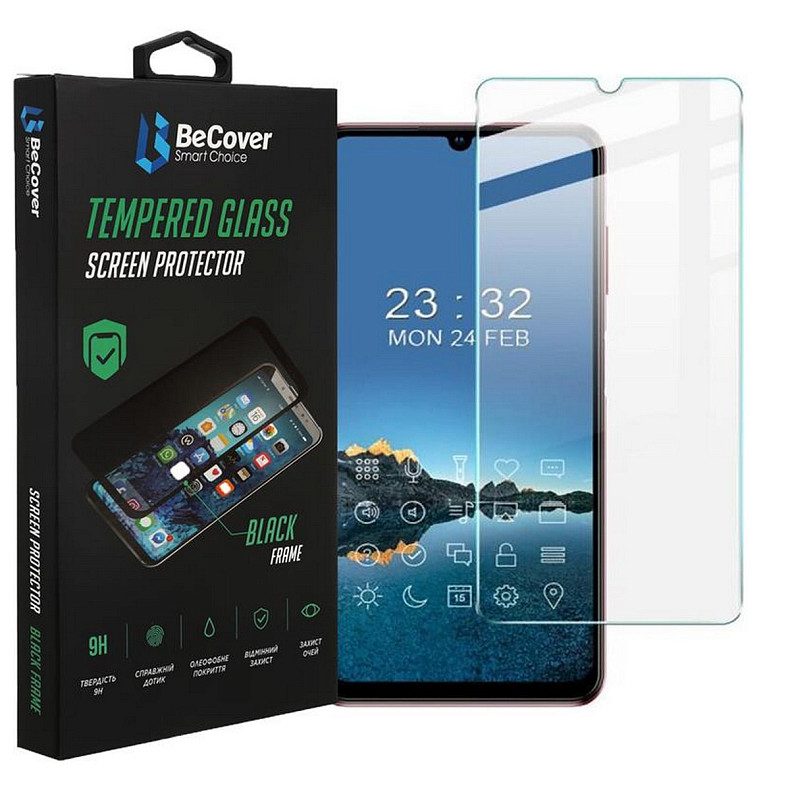 Захисне скло BeCover для ZTE Blade A72/V40 Vita Crystal Clear Glass 3D (708563)