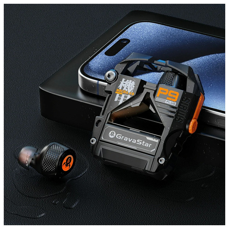 Наушники TWS Gravastar Sirius Plus, BT 5.3, черный