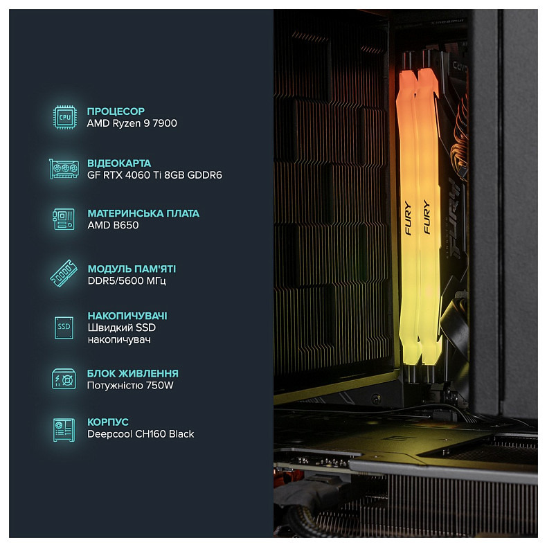 Персональный компьютер ASGARD (A79X.32.S15.46T.5200W)