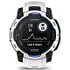 Спортивные часы Garmin Instinct 3 45mm Solar Whitestone with Whitestone/Bolt Blue Silicone (010-02934-43)
