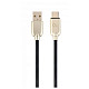 Кабель Cablexpert (CC-USB2R-AMCM-1M) USB 2.0 A - USB Type-C, 2.1А, преміум, 1м, чорний
