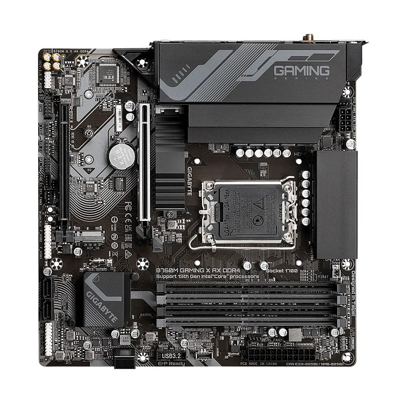 Материнская плата Gigabyte B760M Gaming X AX DDR4 Socket 1700