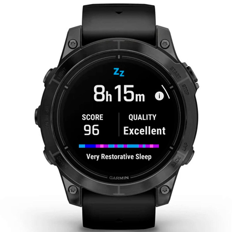 Спортивний годинник GARMIN Epix Pro Gen 2 47mm Sapphire Carbon Gray DLC Titanium with Black Band