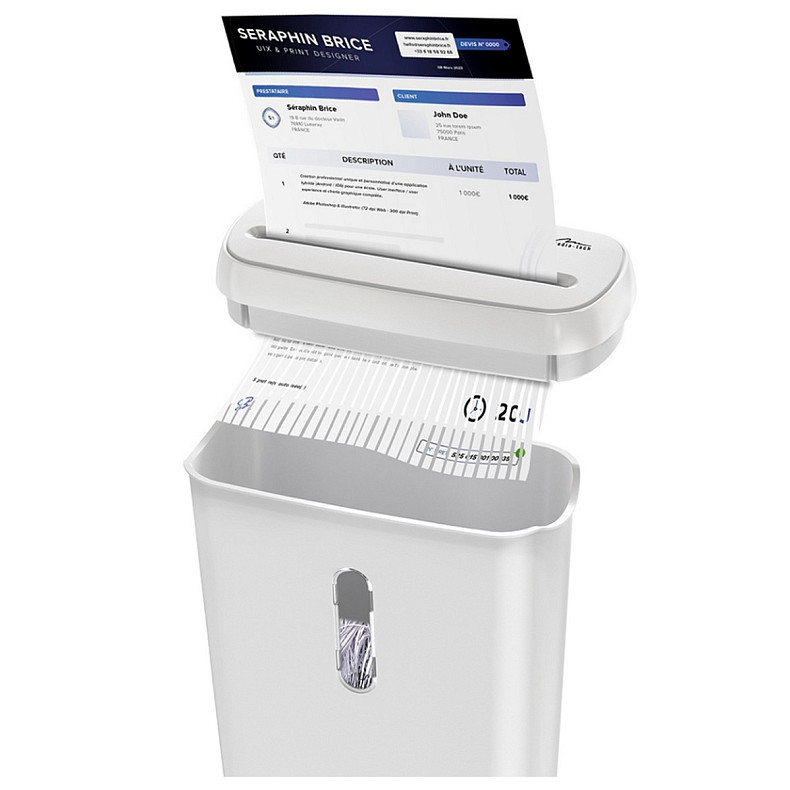 Знищувач документів Media-Tech MT223 White