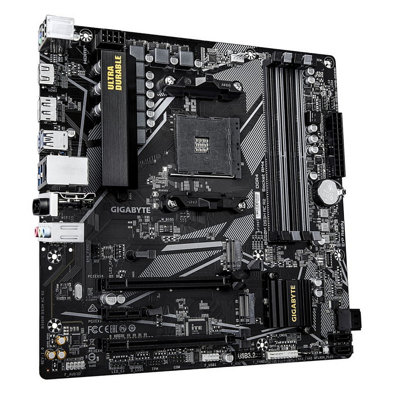 Материнская плата Gigabyte B550M DS3H AC R2 Socket AM4