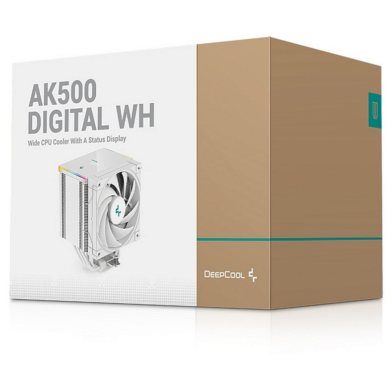 Кулер процесорний DeepCool AK500 Digital WH (R-AK500-WHADMN-G)