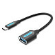Кабель Vention USB 3.1 Type-C - OTG USB3.0 AF, 0.15 m, Black (CCVBB)