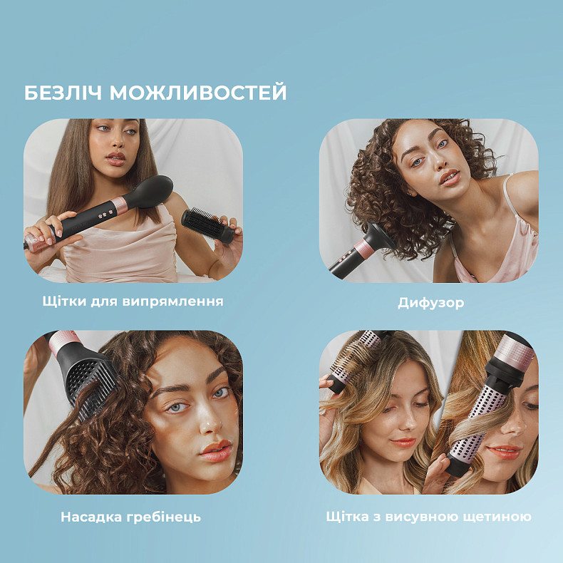 Стайлер CECOTEC Bamba CeramicCare 14in1 AirGlam Black (CCTC-00251)