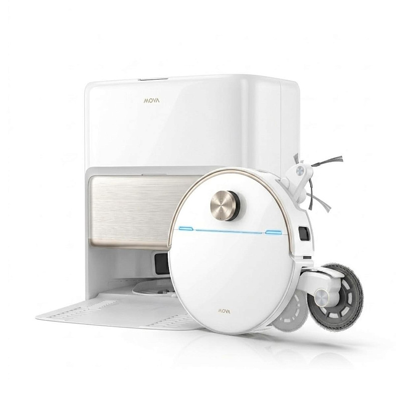 Робот-пилосос MOVA V70 Ultra Complete White-EUA