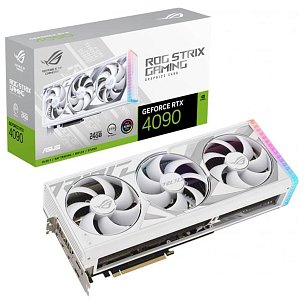 Відеокарта GeForce RTX 4090 24GB GDDR6X ROG Strix White Asus (ROG-STRIX-RTX4090-24G-WHITE)