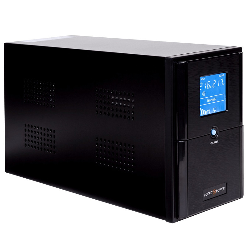 ИБП LogicPower LPM-UL1550VA, Lin.int., AVR, 3 x евро, USB, LCD, металл