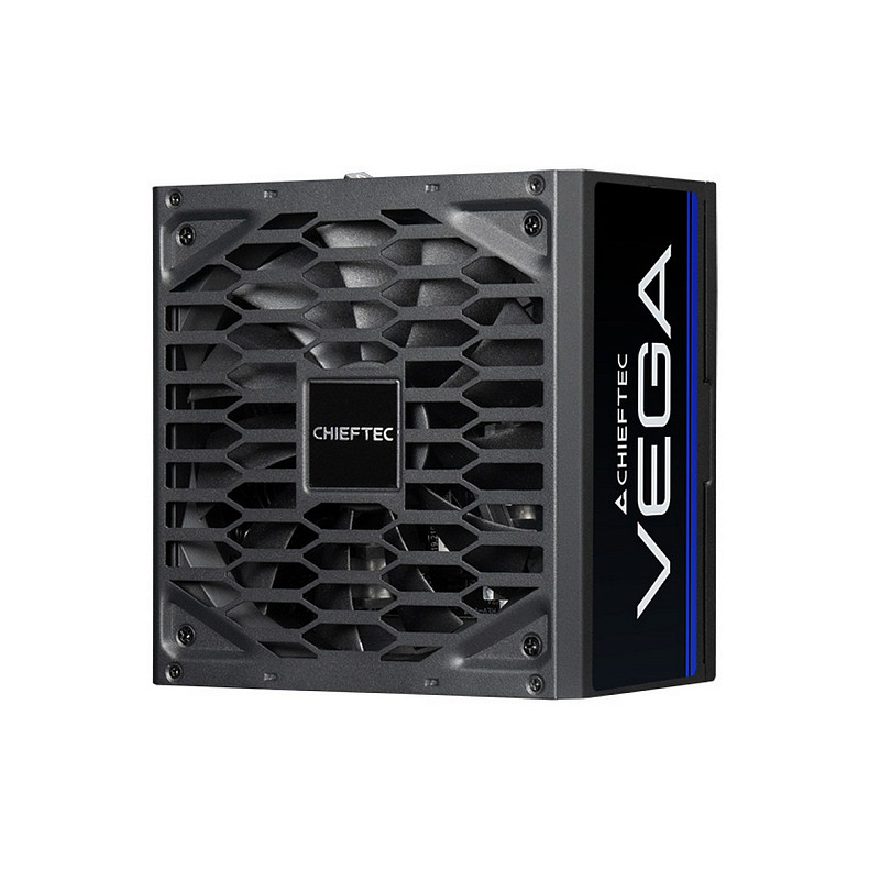 Блок живлення CHIEFTEC Vega (850W), >90%, 80+ Gold, 135мм FDB, 1xMB 24pin(20+4), 2xCPU 8pin(4+4)