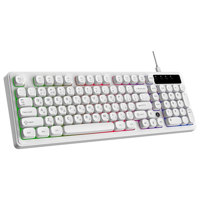 Клавиатура Ajazz AF98 Black USB-C White (AF98-W)