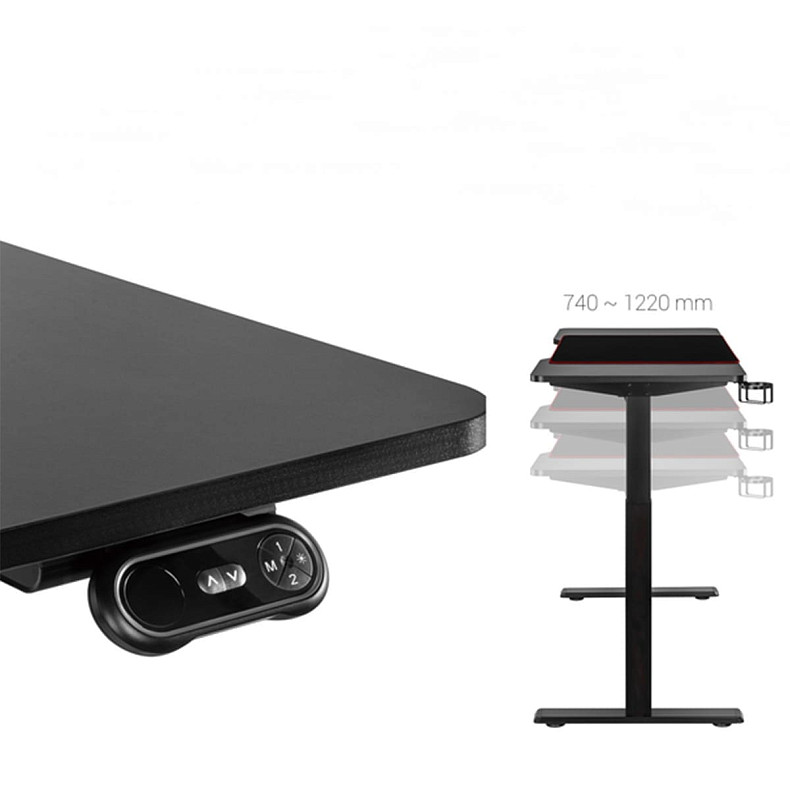 Комп’ютерний стіл з електрорегулюванням висоти OfficePro ODE714