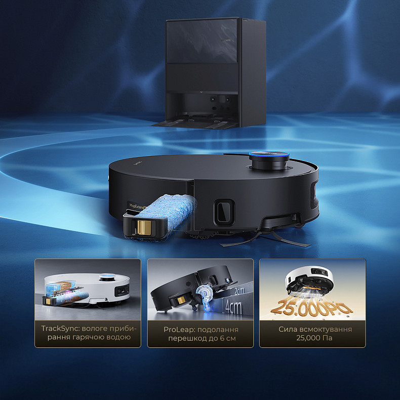 Робот-пылесос моющий Dreame Aqua 10 Ultra Track Complete White