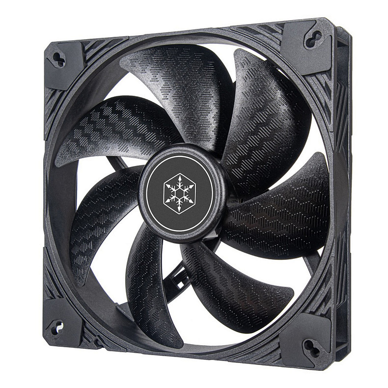 Корпусний вентилятор SilverStone Shark Force SF140B, 140mm, 2200rpm, 4pin PWM, 38.3dBa