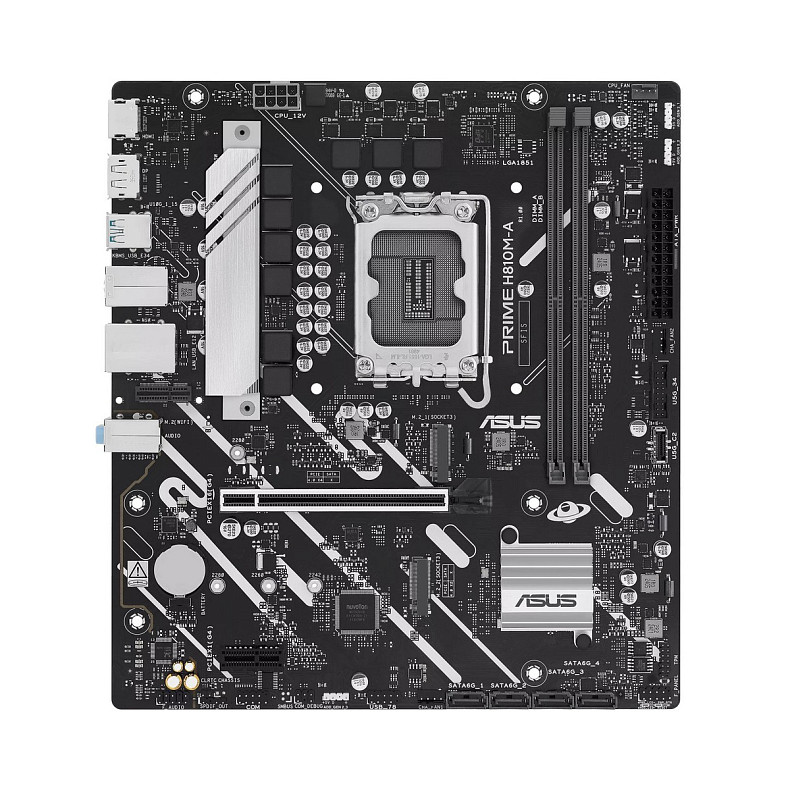 Материнская плата ASUS PRIME H810M-A-CSM s1851 H810 2xDDR5 M.2 HDMI DP ATX