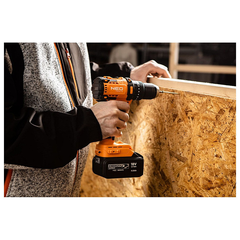 Шуруповерт-дрель аккумуляторная Neo Tools 04-619