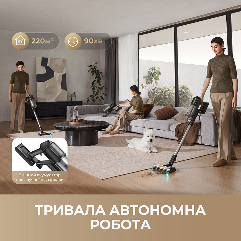 Беспроводной пылесос Dreame R20 Ultra AquaCycle