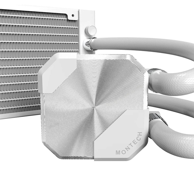 Система жидкостного охлаждения Montech HYPERFLOW SILENT360 White
