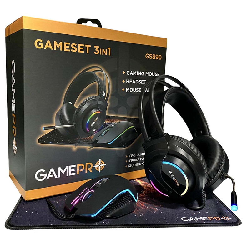 Набор игровой 3 в 1 GamePro Combo (GS890)