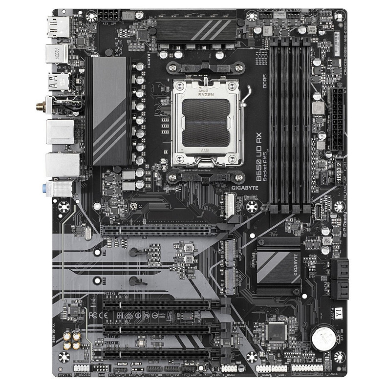 Материнська плата GIGABYTE B650 UD AX sAM5 B650 4xDDR5 M.2 HDMI DP ATX