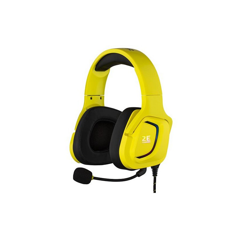 Гарнітура 2E Gaming HG340 RGB Yellow (2E-HG340YW)