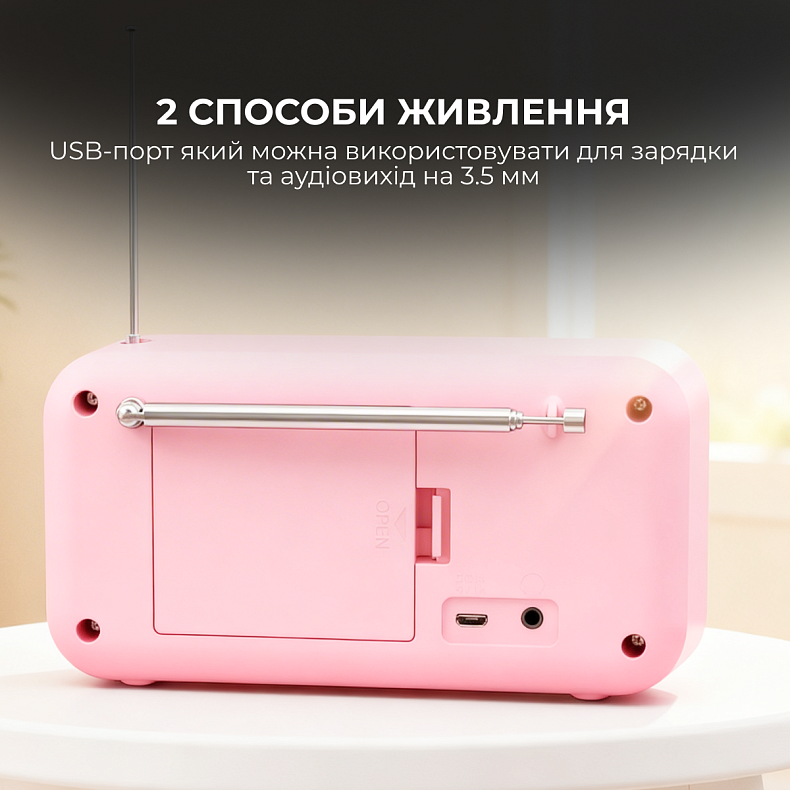 Радіоприймач Sharp DR-P420 Pink