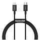 Кабель Baseus Superior Fast Charging USB-C-Lightning, 1м Black (CATLYS-A01)