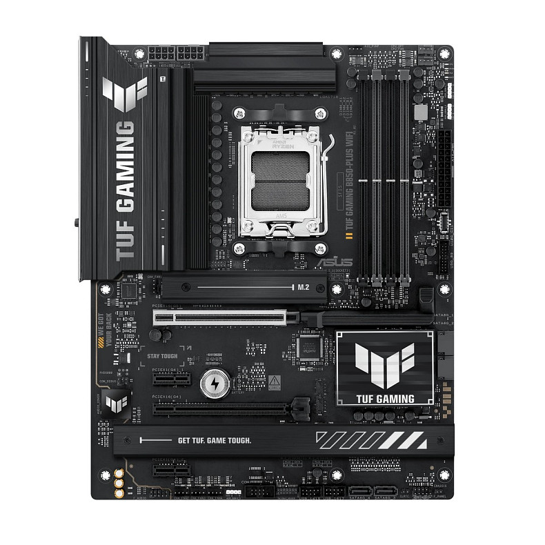 Материнская плата ASUS TUF GAMING B850-PLUS WIFI sAM5 B850 4xDDR5 M.2 HDMI DP Wi-Fi BT ATX