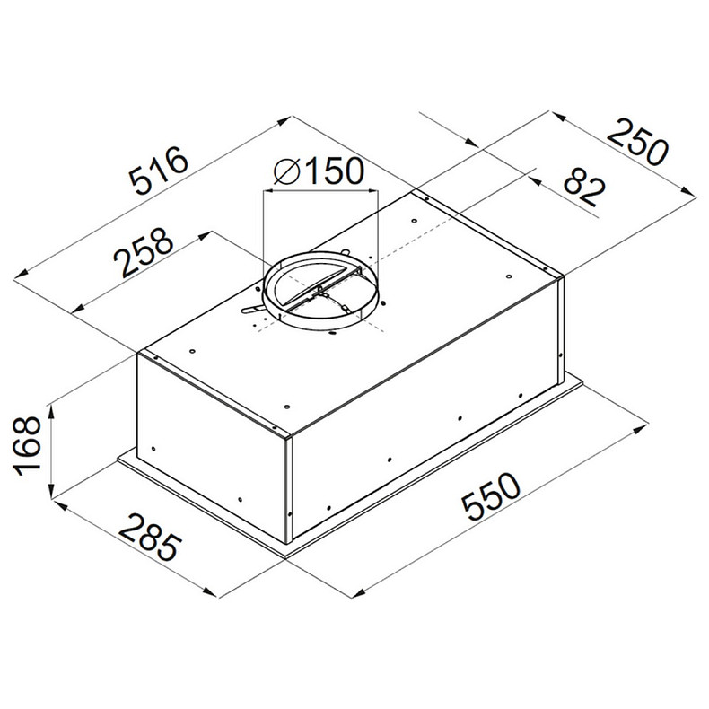Вытяжка кухонная Hansa OMC6272BH