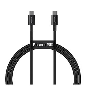 Кабель Baseus Superior Fast Charging USB-C-USB-C, 2м Black (CATYS-C01)