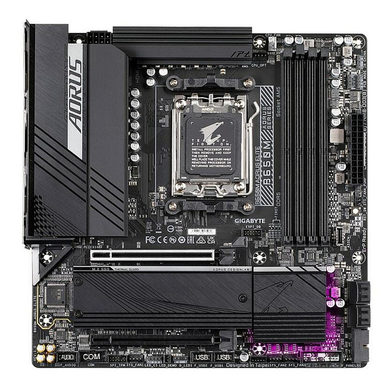 Материнська плата Gigabyte B650M Aorus Elite Socket AM5