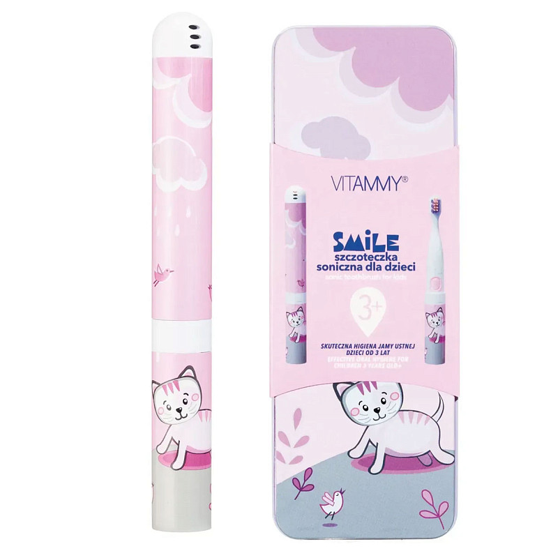 Електрична зубна щітка Vitammy SMILE Kitten (від 3 років)