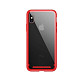 Чехол Baseus See-Through Glass Protective Case For iPhone X/X Red (WIAPIPHX-YS09)