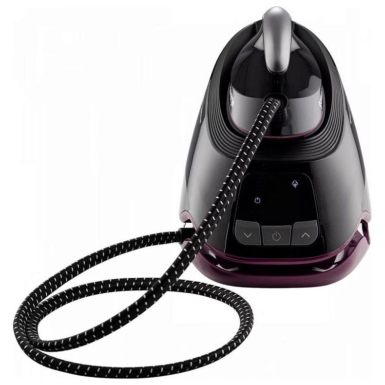 Праска-парогенератор Gorenje, 3000Вт, 1500мл, паровий удар -160гр, дисплей, керам. підошва, чорний