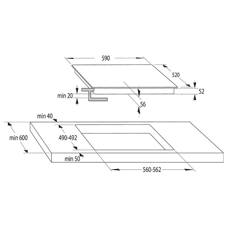 Варочная поверхность индукционная GORENJE ISC 645 BSC