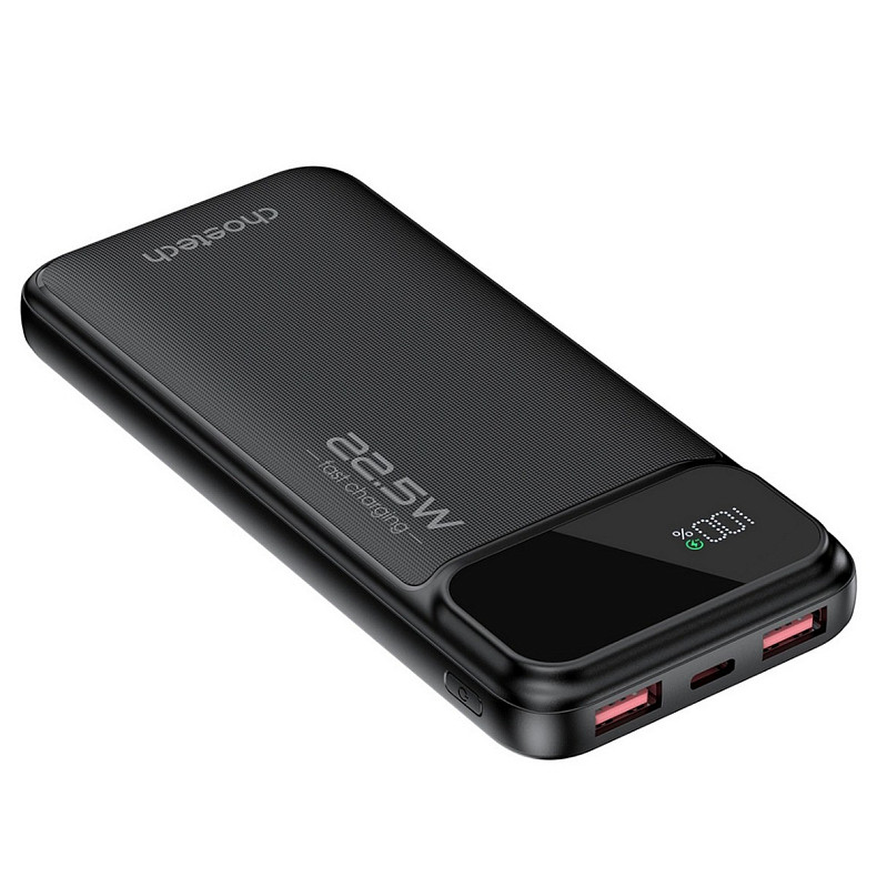 УМБ Choetech 10000mAh 22.5W PD, QC3.0 2USB-A+USB-C Black