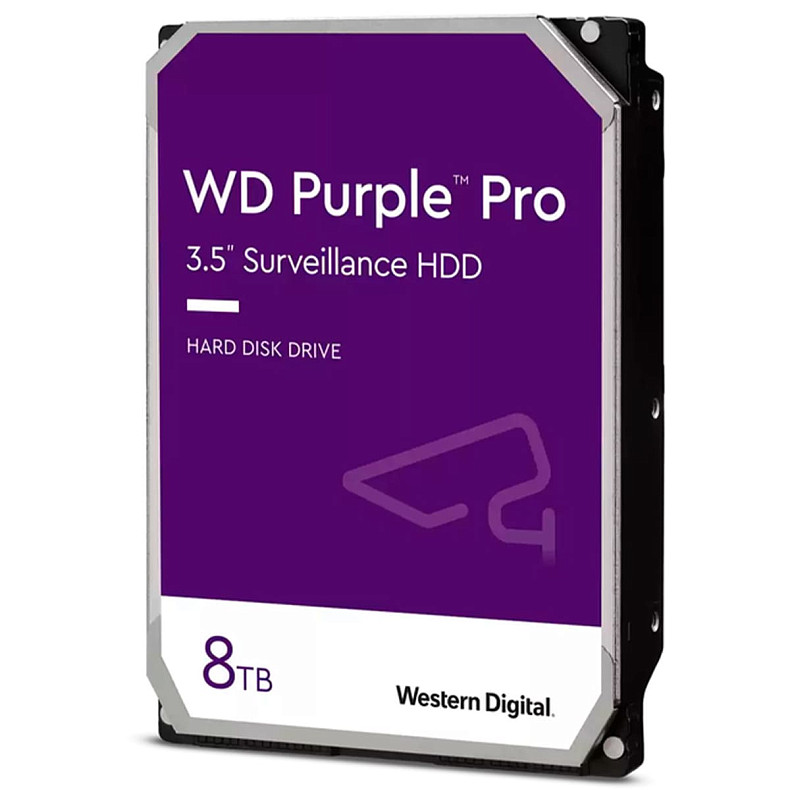HDD диск WD PURPLE 8TB 6GB/S 256MB WD8002PURP
