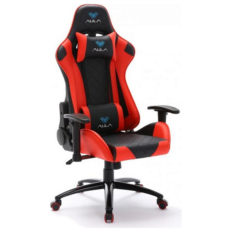 Крісло для геймерів Aula F1029 Gaming Chair Black/Red (6948391286181)