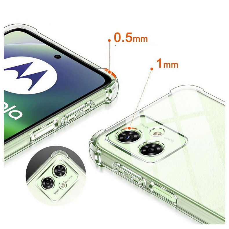 Чехол-накладка BeCover Anti-Shock для Motorola Moto G35 Clear (712779)