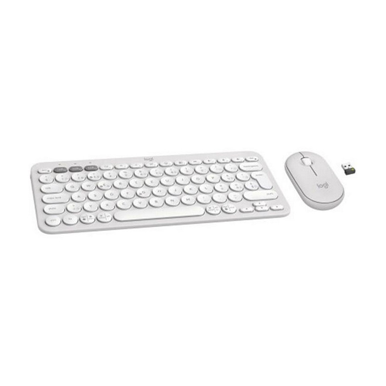 Комплект (клавиатура, мышь) Logitech Pebble 2 Combo White (920-012240)