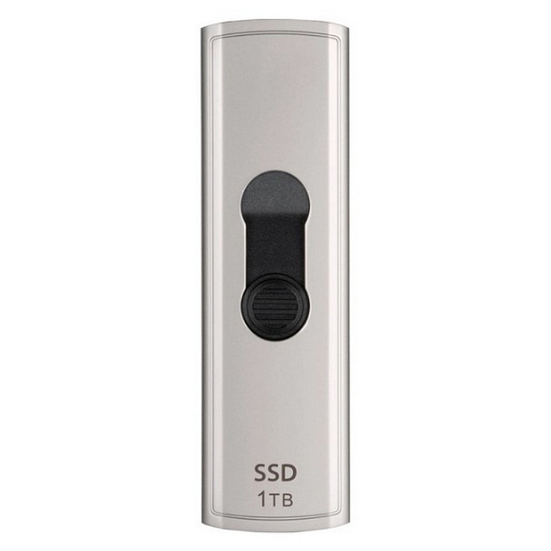 SSD зовнішній Transcend 1TB ESD320A, USB 10Gbps, Type-A, Silver
