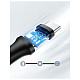 Кабель USB 2.0 AM-Type-CM, 1 м, 3.0A, (18W) Nickel Plating Черный, US287 UGREEN