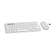 Комплект (клавиатура, мышь) Logitech Pebble 2 Combo White (920-012240)