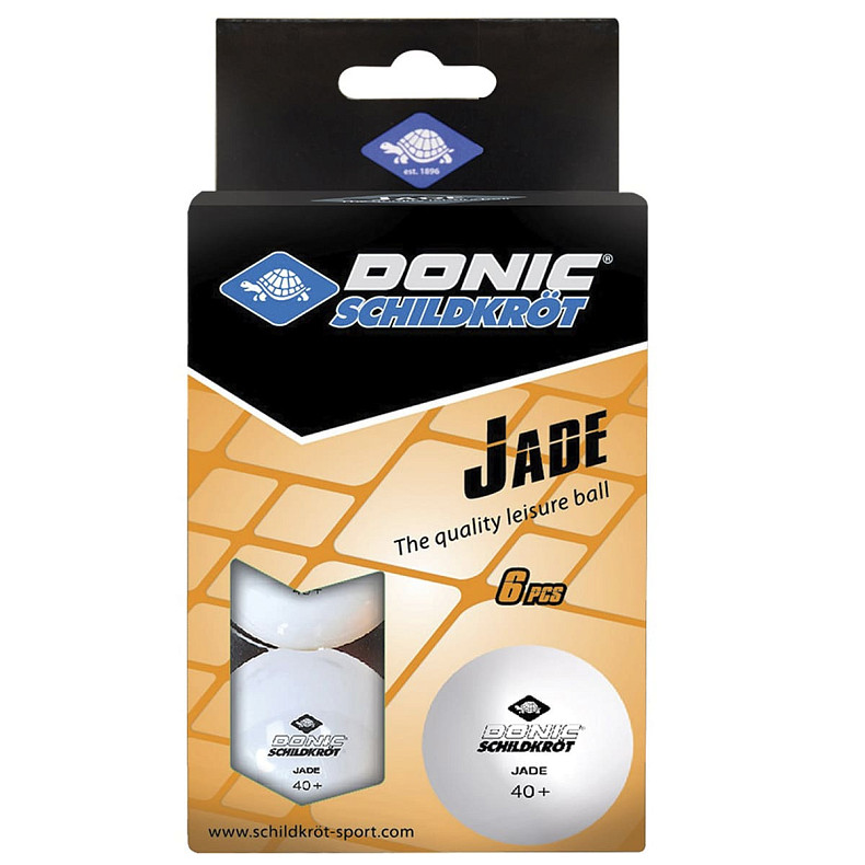 М'ячі Donic Jade ball 40+ 6 шт white