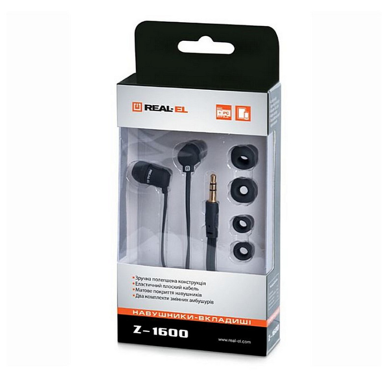Гарнитура REAL-EL Z-1600 Mobile Black