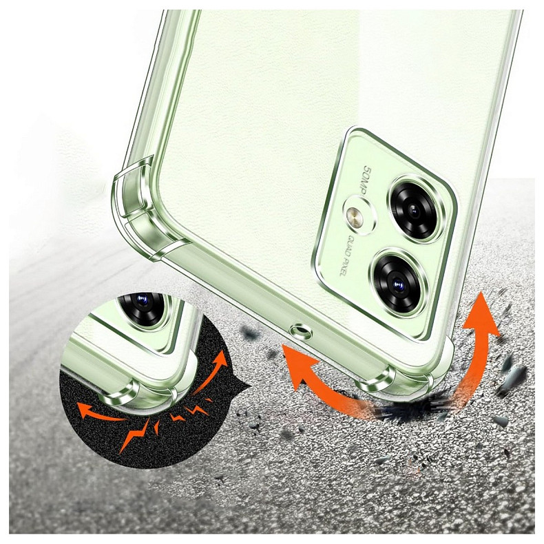 Чехол-накладка BeCover Anti-Shock для Motorola Moto G35 Clear (712779)
